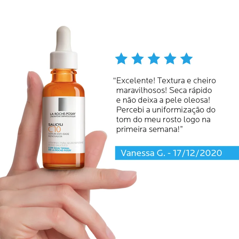 La Roche-Posay Salicyli C10 - Redutor de Linhas 30ml - Image 4
