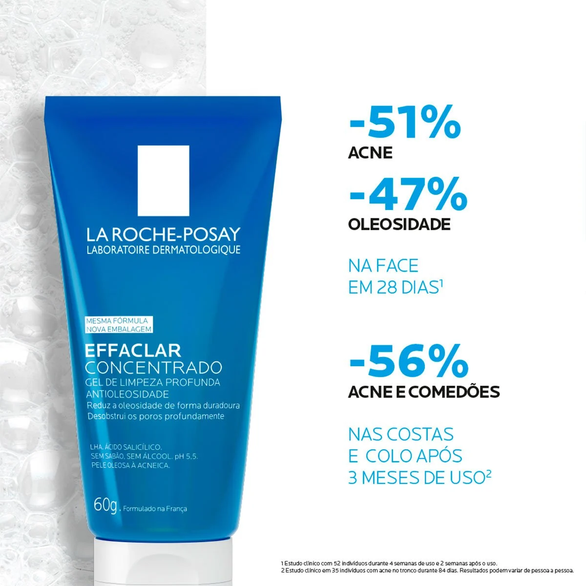 La Roche-Posay Effaclar Concentrado Gel de Limpeza Facial 300g - Image 2